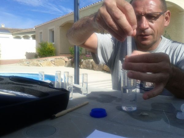 Analyse photmètrique de l'eau d'une Piscine